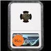 Image 3 : NGC Judaea, Alex, Jannaeus, 103-76 BC AE Prutah Graded vg By NGC