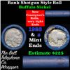 Image 1 : Buffalo Nickel Shotgun Roll in Old Bank Style 'Bell Telephone'  Wrapper 1928 & s Mint Ends