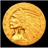 Image 2 : ***Auction Highlight*** 1910-p Gold Indian Half Eagle $5 Graded Select+ Unc By USCG (fc)