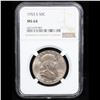 Image 2 : NGC 1953-s Franklin Half Dollar 50c Graded ms64 By NGC