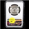 Image 3 : NGC 1953-s Franklin Half Dollar 50c Graded ms64 By NGC