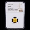Image 2 : NGC 1851 Gold Dollar $1 Graded au55 By NGC