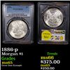 Image 1 : PCGS 1886-p Morgan Dollar $1 Graded ms65 By PCGS