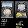Image 1 : PCGS 1885-p Morgan Dollar $1 Graded ms64 By PCGS