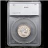 Image 4 : 1914-p Barber Quarter 25c Graded ms64+ By SEGS