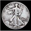 Image 2 : 1942-p Walking Liberty Half Dollar Mint Error  50c Graded vf30 By SEGS