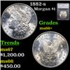 Image 1 : 1882-s Morgan Dollar $1 Graded ms66+ By SEGS