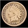 Image 2 : 1864 CN Indian Cent 1c Grades vg+