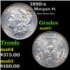 Image 1 : 1890-s Morgan Dollar $1 Grades Select+ Unc