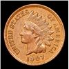 Image 2 : 1907 Indian Cent 1c Grades Choice AU/BU Slider