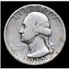 Image 2 : 1932-d Washington Quarter 25c Grades vg+