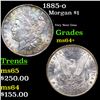 Image 1 : 1885-o Morgan Dollar $1 Grades Choice+ Unc