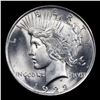 Image 2 : 1922-p Peace Dollar $1 Grades GEM+ Unc
