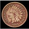 Image 2 : 1864 CN Indian Cent 1c Grades vf++