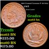 Image 1 : 1863 Crossed Cannons Civil War Token F- 82/351a 1c Grades Select Unc BN