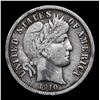 Image 2 : 1910-p Barber Dime 10c Grades vf+