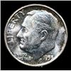 Image 2 : Proof 1953 Roosevelt Dime 10c Grades GEM Proof