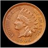 Image 2 : 1906 Indian Cent 1c Grades Choice AU/BU Slider