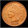 Image 2 : 1908 Indian Cent 1c Grades Choice AU/BU Slider