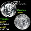 Image 1 : 1935-s Mercury Dime 10c Grades GEM++ Unc