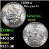 Image 1 : 1899-o Morgan Dollar $1 Grades GEM+ Unc