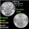 Image 1 : 1904-p Morgan Dollar $1 Grades Select Unc