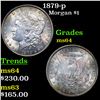 Image 1 : 1879-p Morgan Dollar $1 Grades Choice Unc