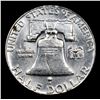 Image 3 : 1952-p Franklin Half Dollar 50c Grades Select Unc