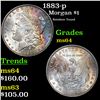 Image 1 : 1883-p Morgan Dollar $1 Grades Choice Unc