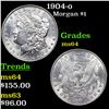 Image 1 : 1904-o Morgan Dollar $1 Grades Choice Unc