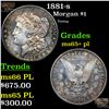 Image 1 : 1881-s Morgan Dollar $1 Grades GEM+ PL