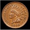 Image 2 : 1906 Indian Cent 1c Grades Choice AU
