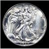 Image 2 : 1942-p Walking Liberty Half Dollar 50c Grades Select+ Unc
