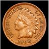 Image 2 : 1908 Indian Cent 1c Grades Choice AU/BU Slider