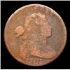 Image 2 : 1801 Draped Bust Large Cent 1c Grades vg+