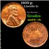 Image 1 : 1935-p Lincoln Cent 1c Grades Choice+ Unc RB