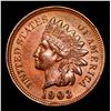 Image 2 : 1903 Indian Cent 1c Grades Choice AU/BU Slider