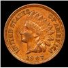 Image 2 : 1907 Indian Cent 1c Grades Choice AU/BU Slider