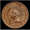 Image 2 : 1899 Indian Cent 1c Grades Choice AU/BU Slider