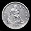 Image 2 : 1856-p Seated Liberty Quarter 25c Grades Select AU