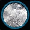 Image 3 : ***Auction Highlight*** AU/BU Slider Bank Of America Peace $1 Roll 1924 & P Ends Virtually UNC (fc)