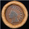 Image 2 : Mixed small cents 1c orig shotgun roll, 1920-d Wheat Cent, 1892 Indian Cent other end, McDonalds Wra