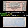 Image 1 : 1864 $10 Confederate Note, T-68 Grades Select AU