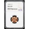 Image 2 : NGC 1968-d Lincoln Cent 1c Graded ms65 rd By NGC