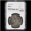 Image 2 : NGC 1921-d Morgan Dollar 1 Graded ms63 By NGC