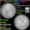 Image 1 : 1876-s Seated Half Dollar 50c Graded ms64+ By SEGS