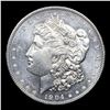 Image 2 : 1904-p Morgan Dollar Near TOP POP! $1 Graded ms64+ pl By SEGS