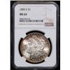 Image 2 : ***Auction Highlight*** NGC 1885-s Morgan Dollar $1 Graded ms63 By NGC (fc)