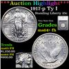 Image 1 : ***Auction Highlight*** 1917-p Ty I Standing Liberty Quarter 25c Grades Choice Unc+ FH By SEGS