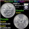 Image 1 : ***Auction Highlight*** 1886-o Morgan Dollar $1 Graded Select Unc By USCG (fc)